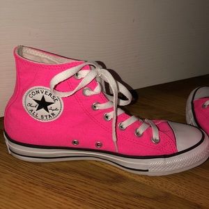 Pink Hightop Converse